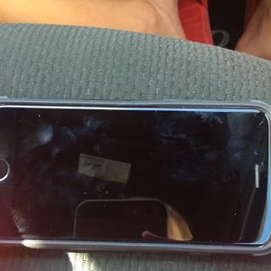 iPhone 6 s with red defense phone case